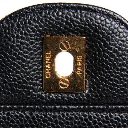 Chanel Caviar Jumbo Single Flap Black 6 of 7