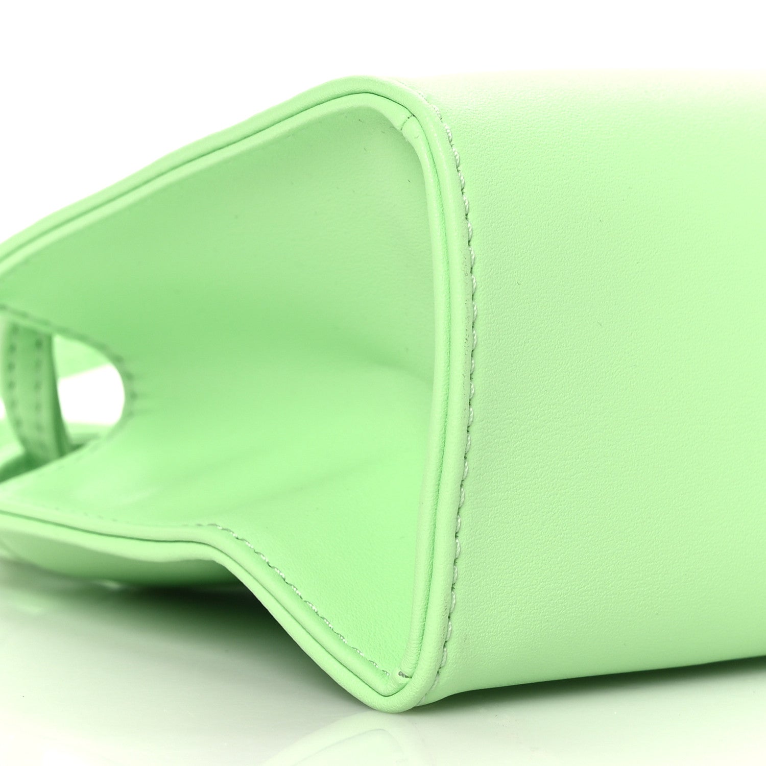 Telfar Vegan Leather Small Shopping Bag Double Mint 7 of 8