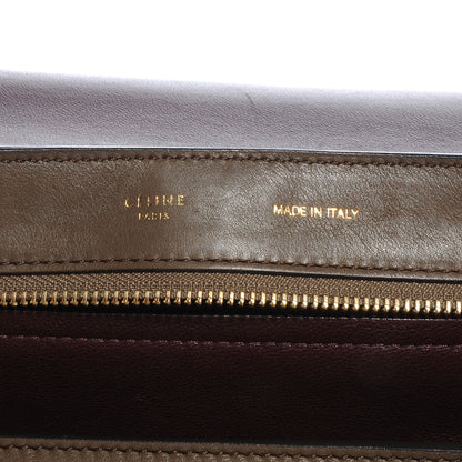 Celine Calfskin and Suede Small Tri-Color Trapeze Black 7 of 11