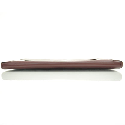 Lanvin Nappa Leather Miss Sartorial Envelope Clutch Bordeaux 5 of 9