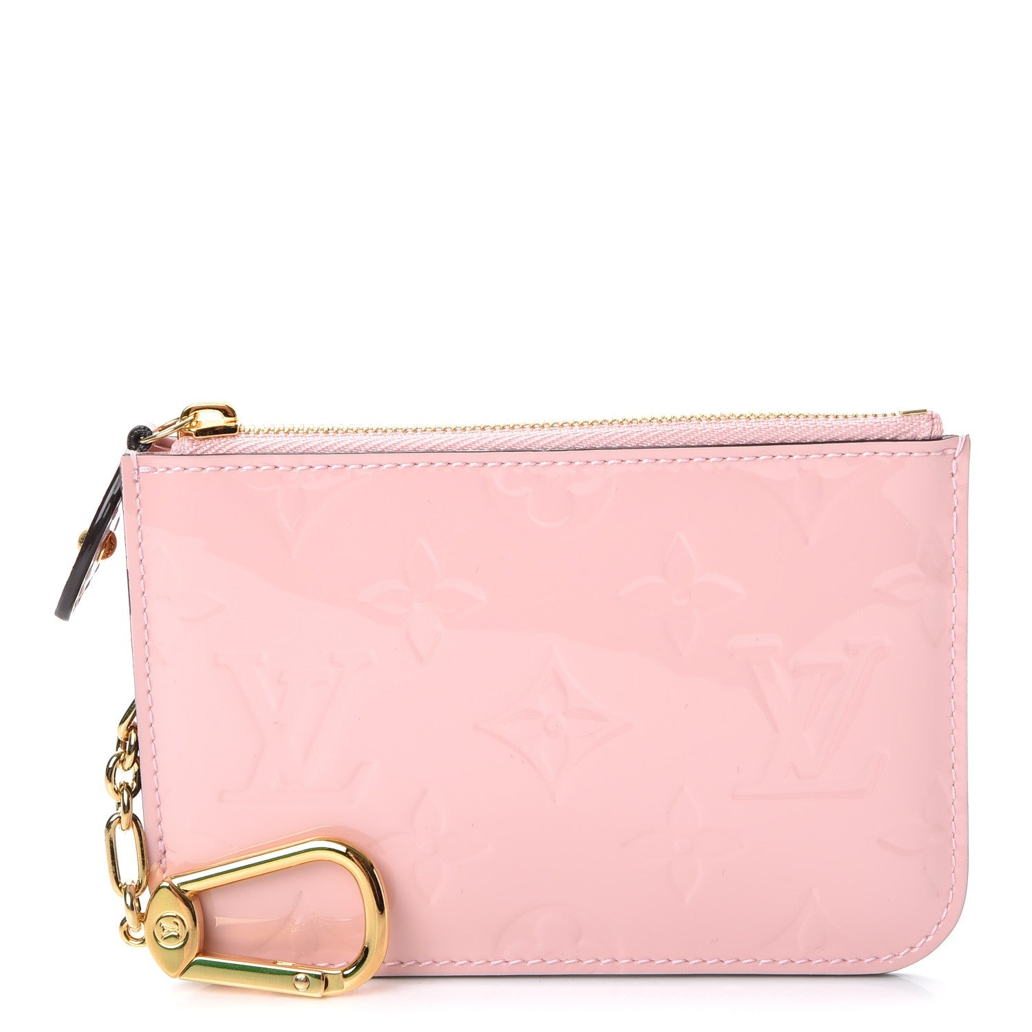 Louis Vuitton Vernis Key Pouch Rose Ballerine 1 of 7
