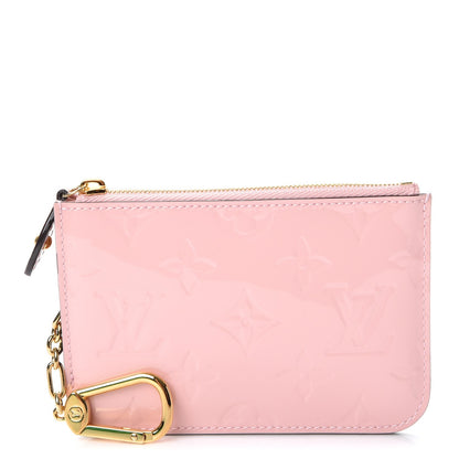 Louis Vuitton Vernis Key Pouch Rose Ballerine 1 of 7