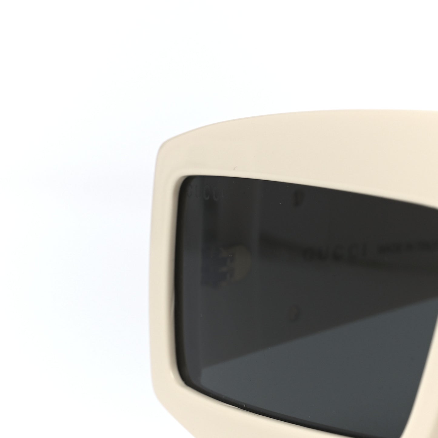 Acetate Shield Sunglasses GG0358S White