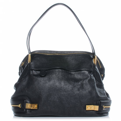 Chloe Leather Cary Shoulder Bag Black 1 of 9