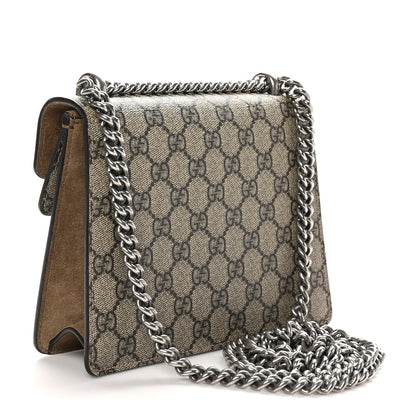 Gucci GG Supreme Monogram Mini Dionysus Shoulder Bag Taupe 3 of 10