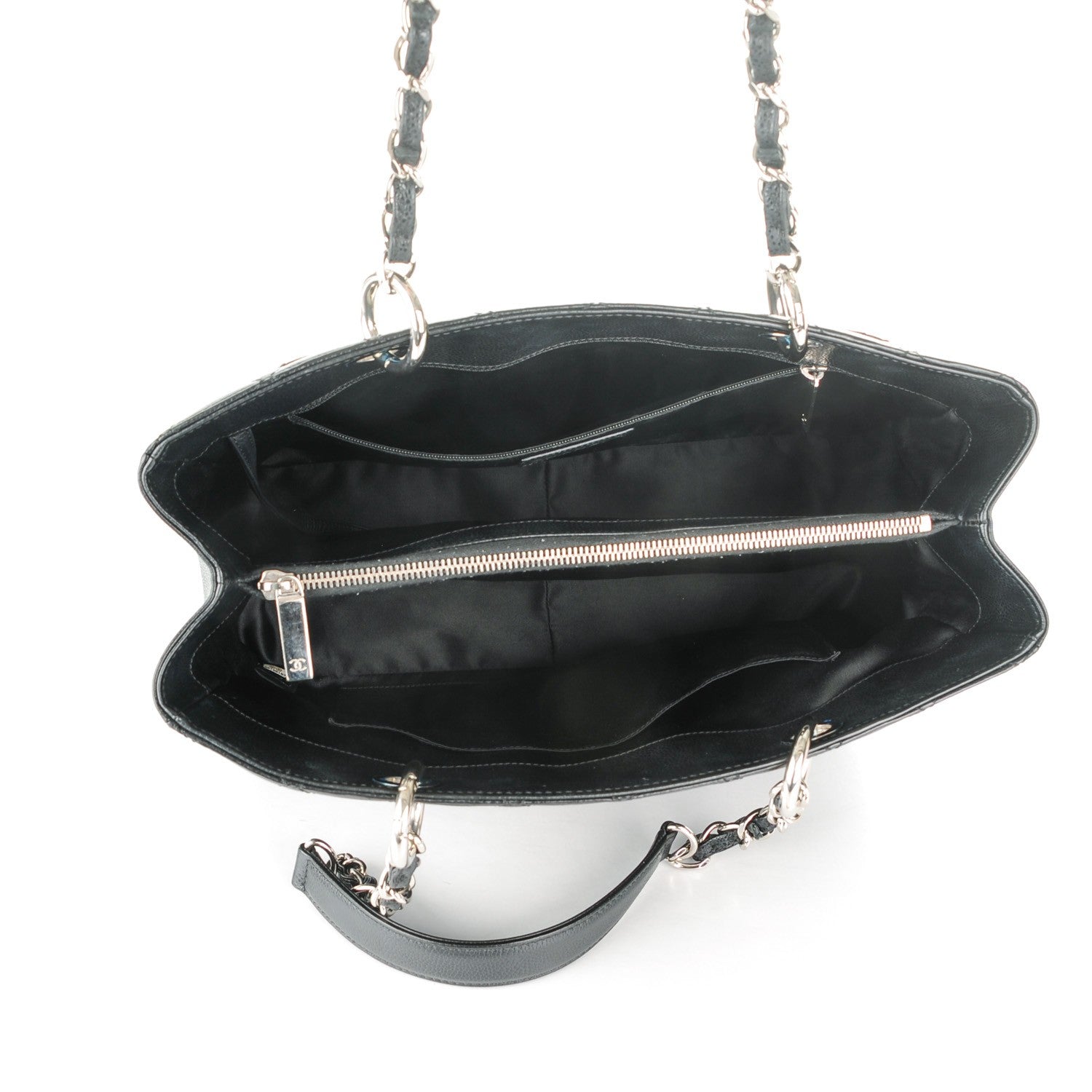 Chanel Caviar Quilted Grand Shopping Tote GST Black 5 of 7