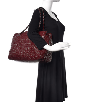 Chanel Vinyl Rock in Moscow Tote Bordeaux 2 of 11