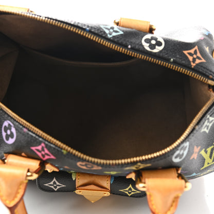 Louis Vuitton Monogram Multicolor Speedy 30 Black 5 of 16