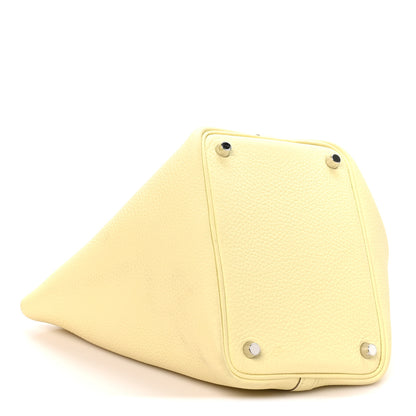 Hermes Taurillon Clemence Picotin Lock 18 PM Jaune Milton 4 of 11
