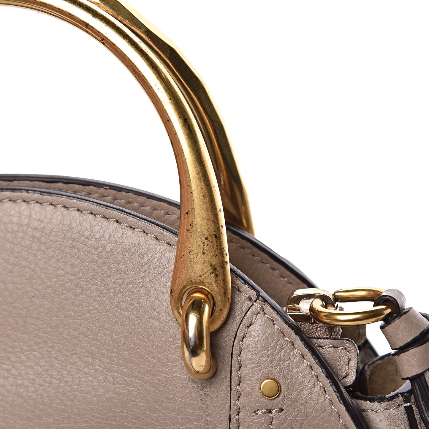 Calfskin Suede Small Pixie Bag Motty Grey