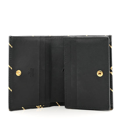 Gucci Calfskin Diagonal GG Card Case Black 5 of 11