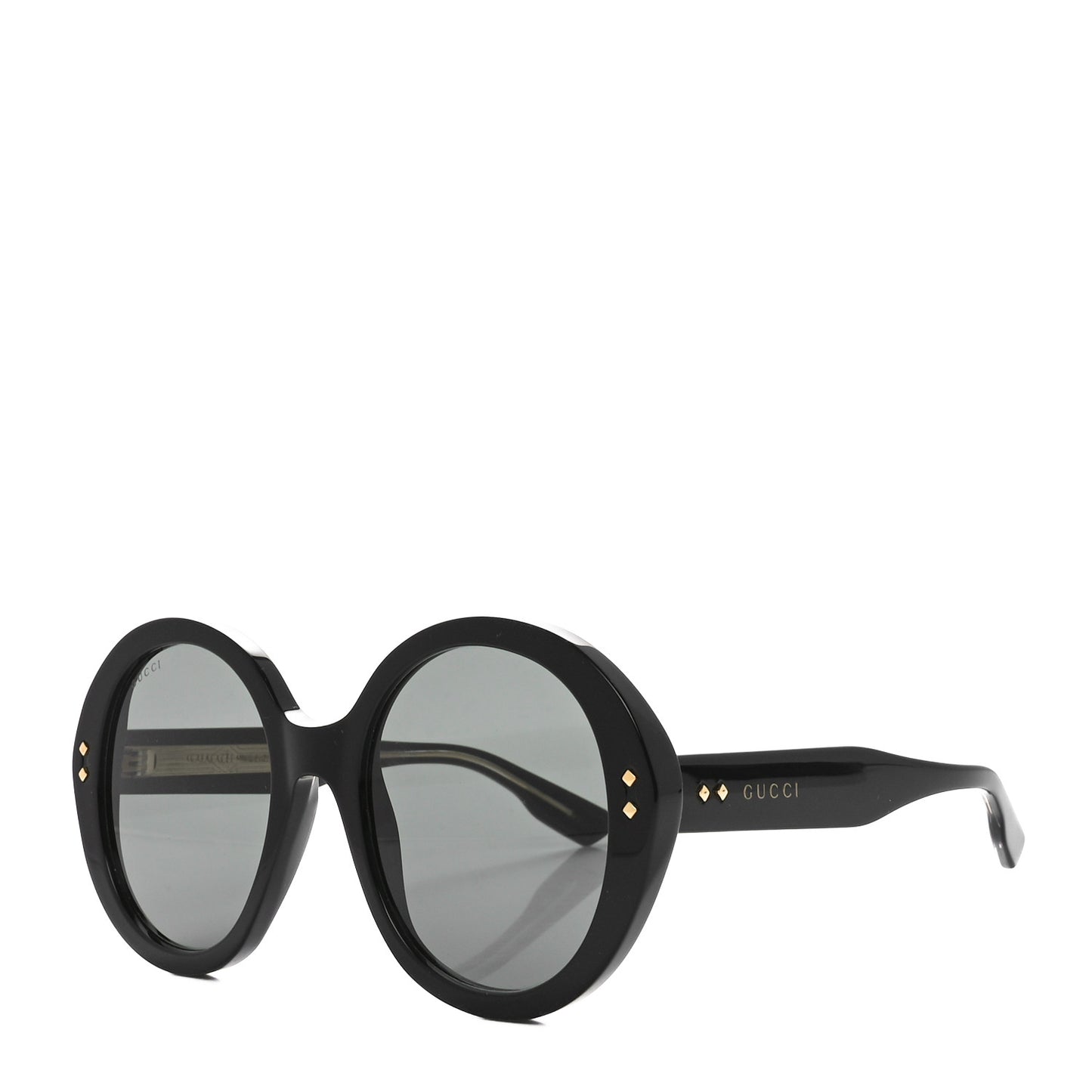 Acetate Round Sunglasses GG1081S Black