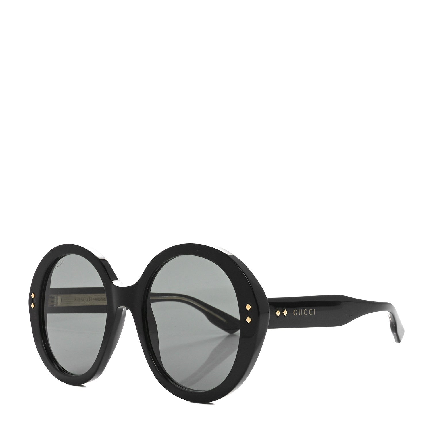 Gucci Acetate Round Sunglasses GG1081S Black 1 of 7