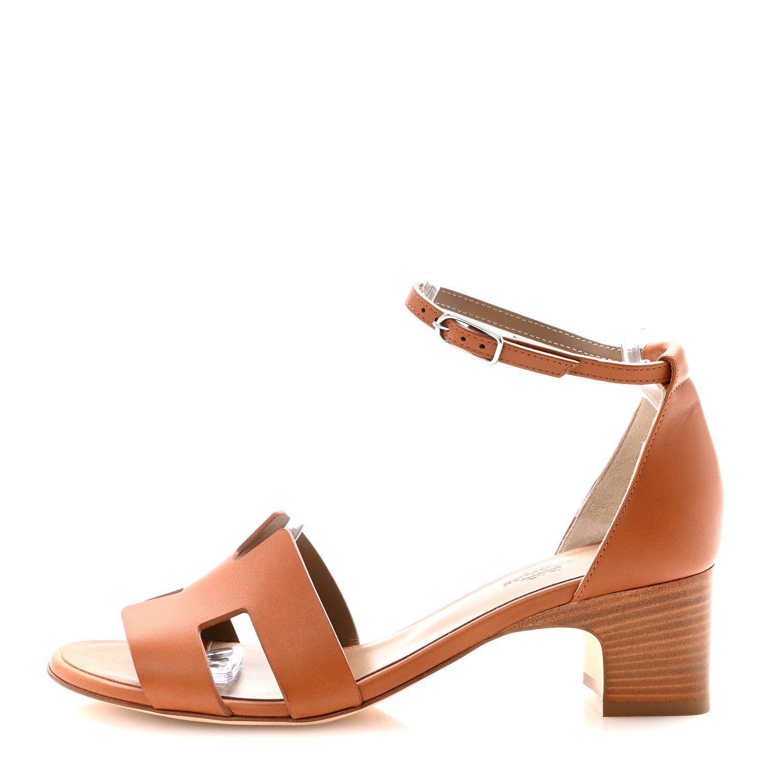 Hermes Calfskin Encens 50 Sandals 39 Naturel 1 of 10