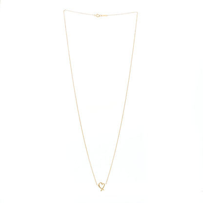 Tiffany 18K Yellow Gold Mini Paloma Picasso Loving Heart Pendant Necklace 3 of 11