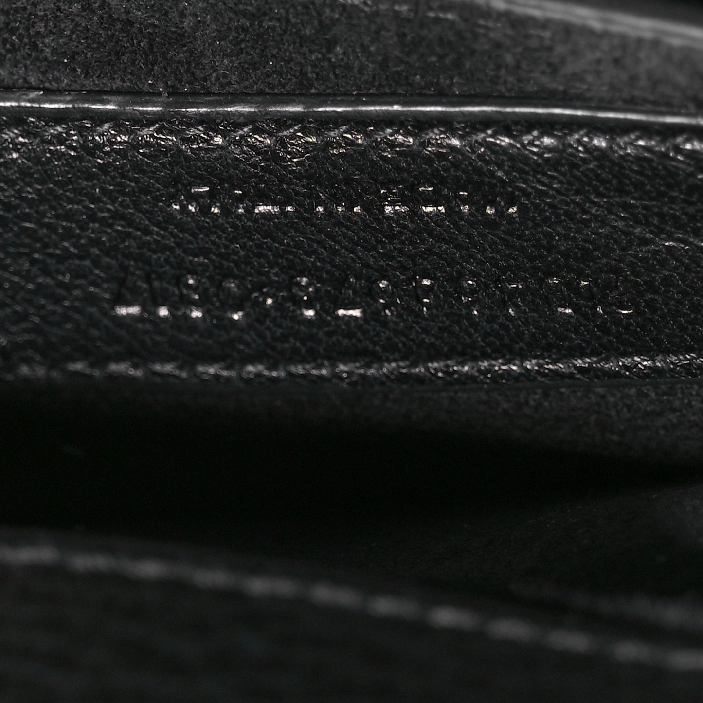 Grained Calfskin Medium Monogram Sunset Satchel Black