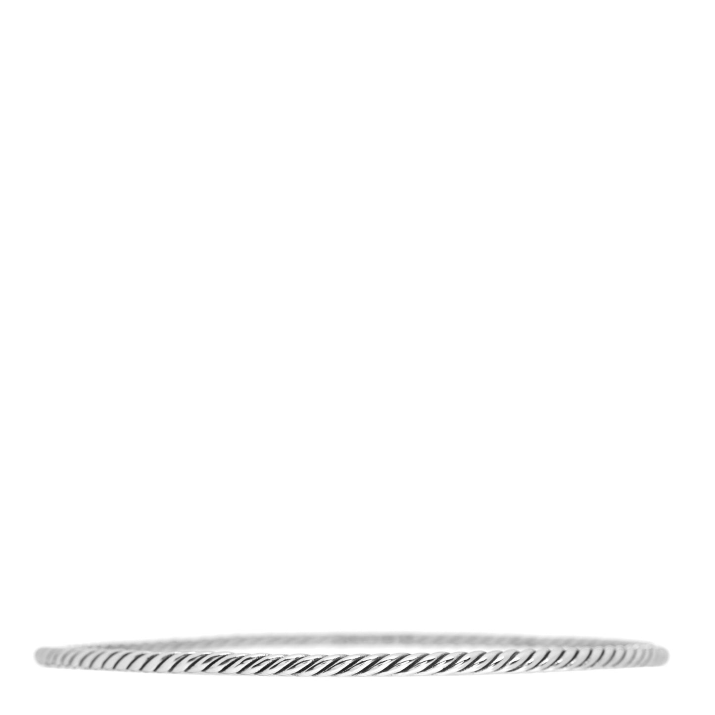 Sterling Silver 2.5mm Cable Classics Bangle Bracelet