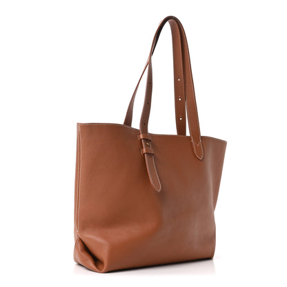 Louis Vuitton Grained Calfskin Low Key Cabas MM Cognac 3 of 9