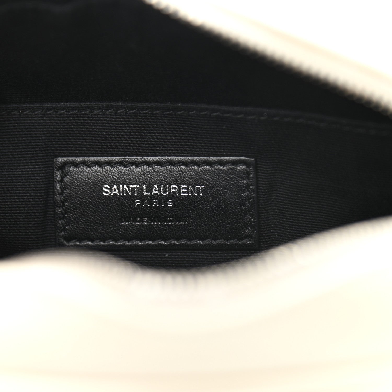 Saint Laurent Calfskin Matelasse Monogram Lou Belt Bag Crema Soft 6 of 10