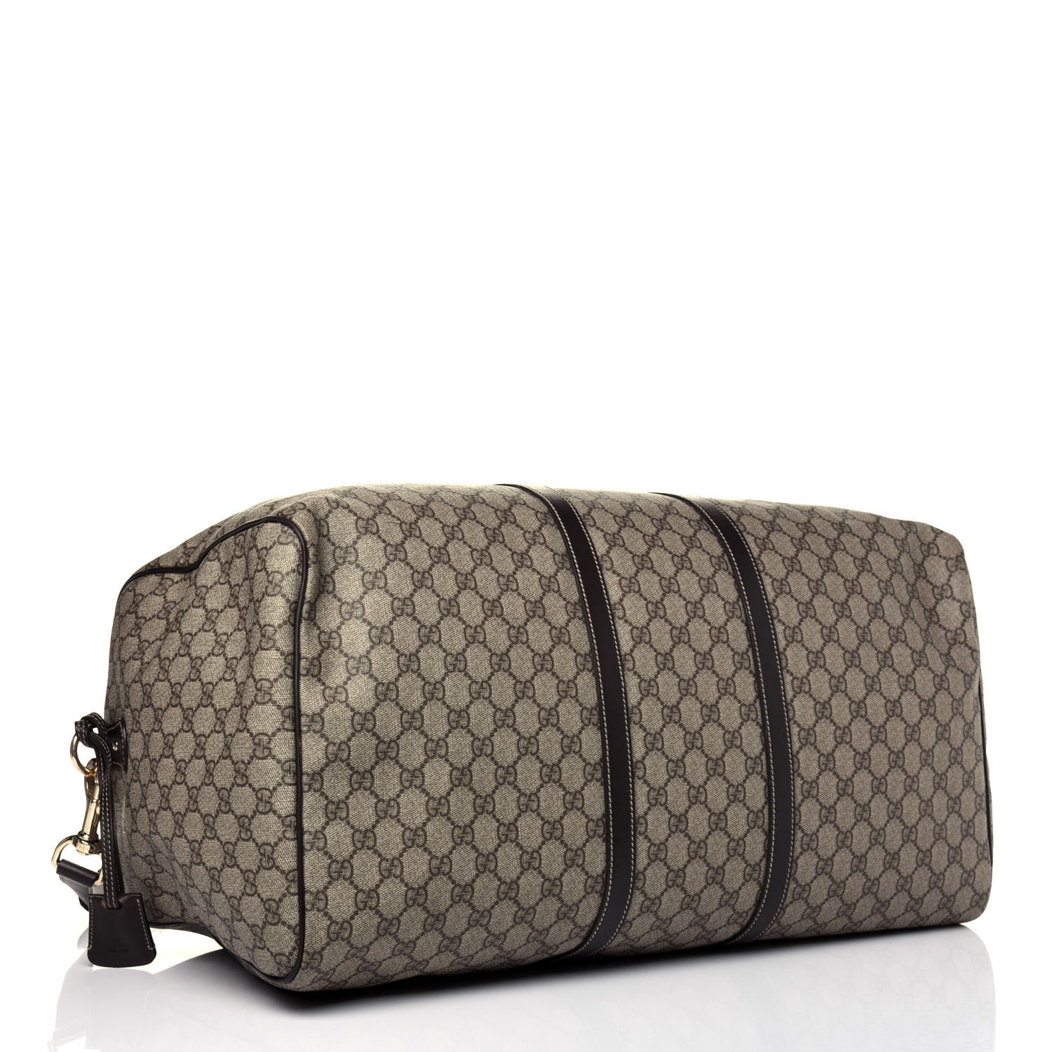 Gucci GG Plus Monogram Large Carry On Duffle Bag Brown 3 of 23