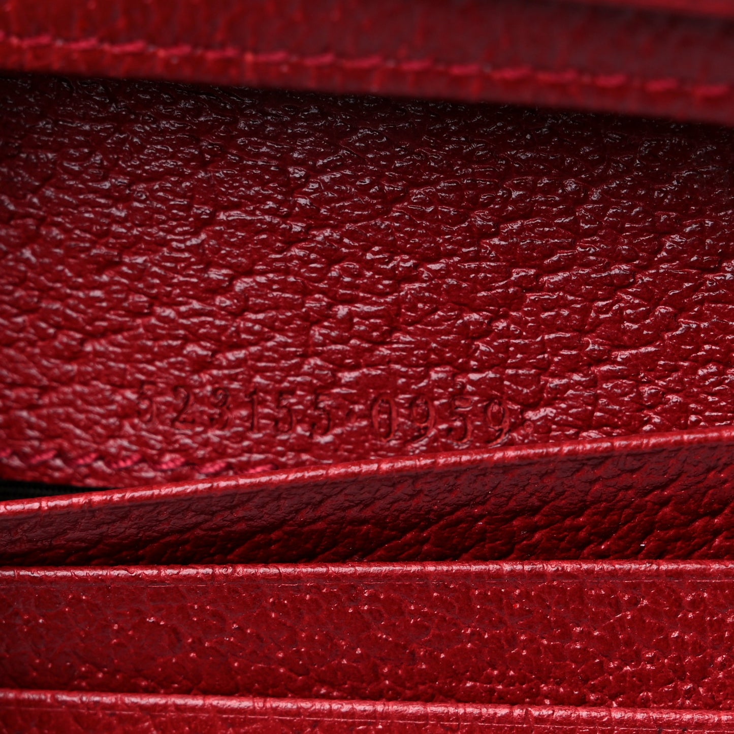 GG Supreme Monogram Flora Web Ophidia Card Case Red