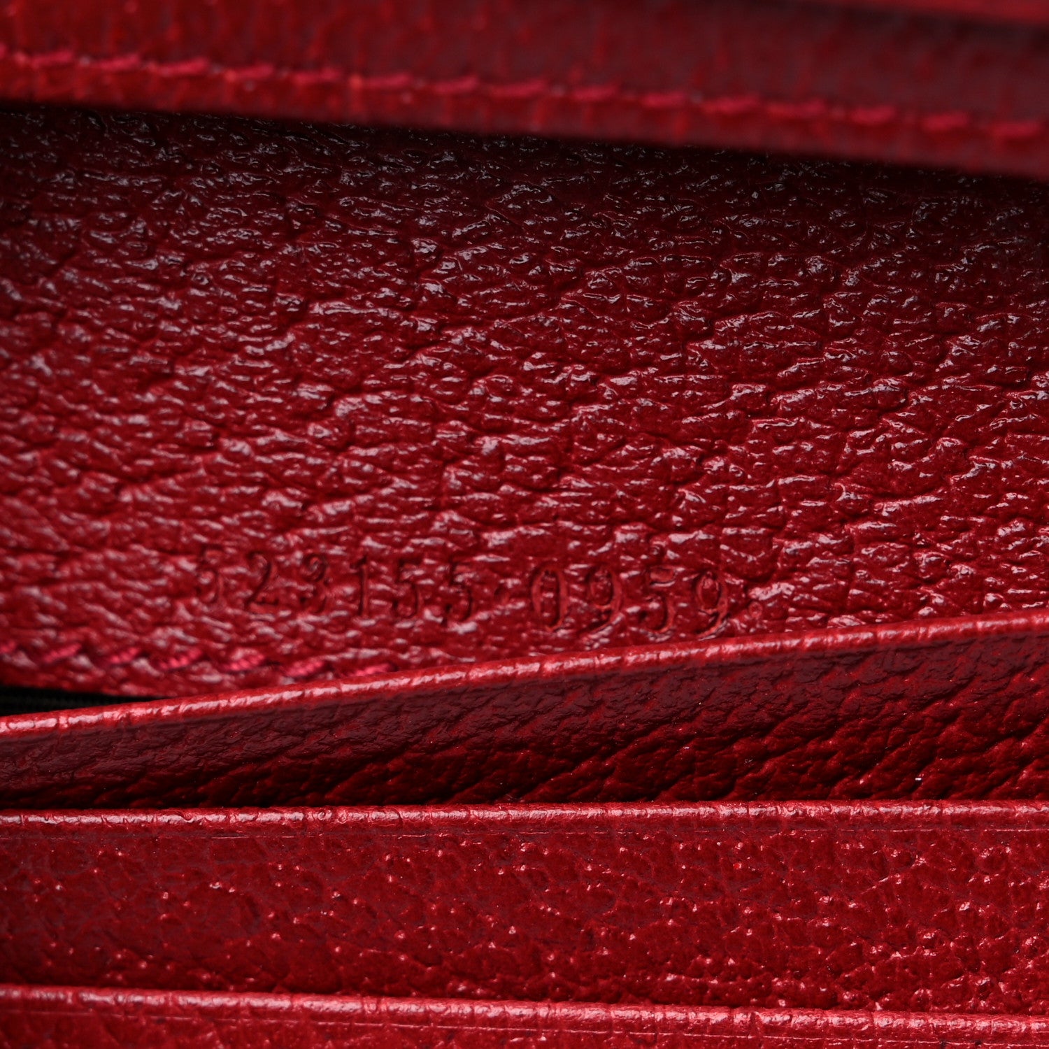 Gucci GG Supreme Monogram Flora Web Ophidia Card Case Red 9 of 11