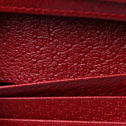 Gucci GG Supreme Monogram Flora Web Ophidia Card Case Red 9 of 11
