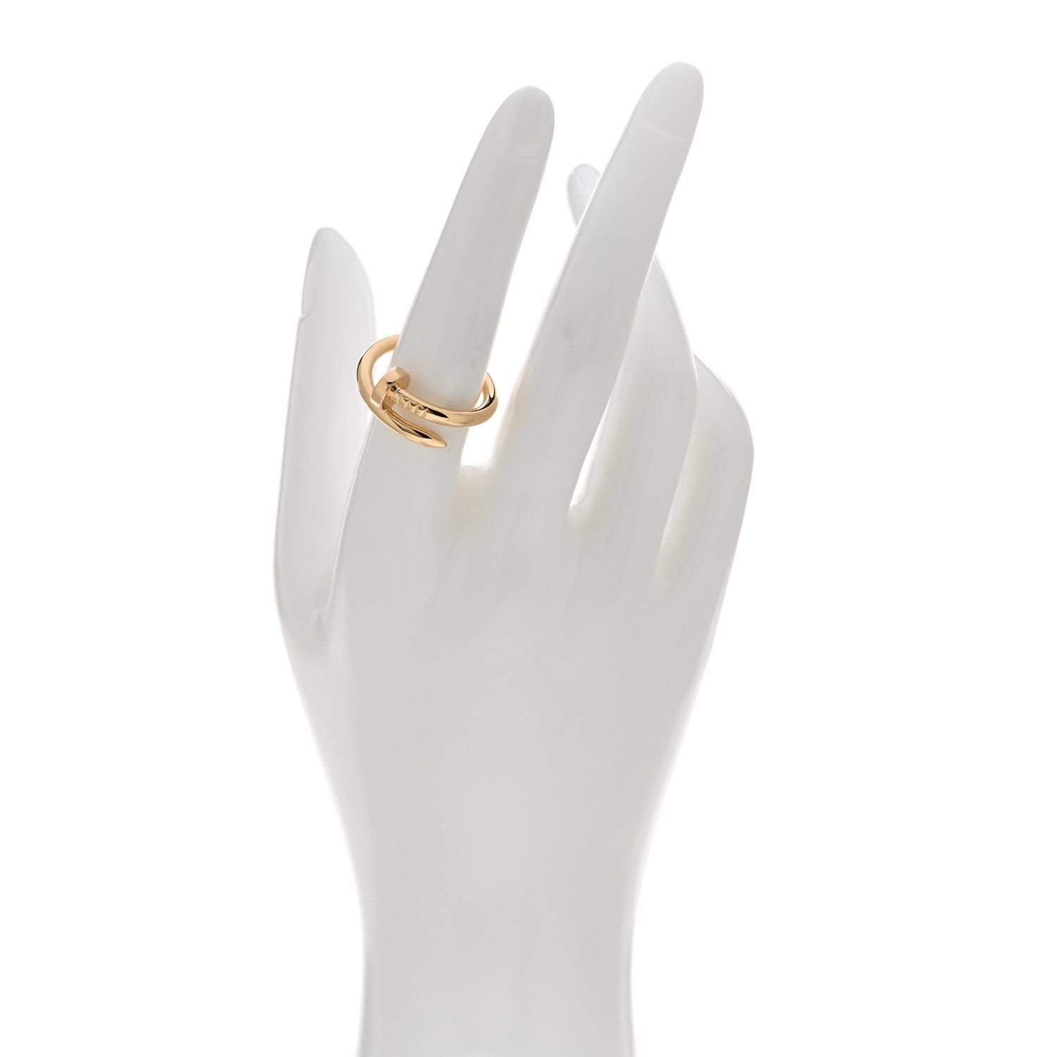 Cartier 18K Yellow Gold Juste Un Clou Ring 56 7.5 2 of 5