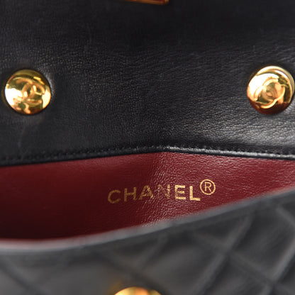 Chanel Lambskin Quilted Extra Mini Flap Black 9 of 13