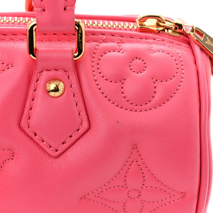 Louis Vuitton Calfskin Bubblegram Papillon BB Dragon Fruit 11 of 11