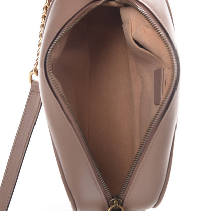 Gucci Calfskin Matelasse Small GG Marmont Chain Shoulder Bag Taupe 5 of 7