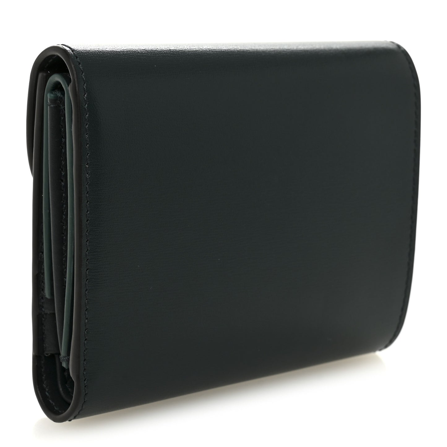 Shiny Smooth Lambskin Small Triomphe Wallet Amazone