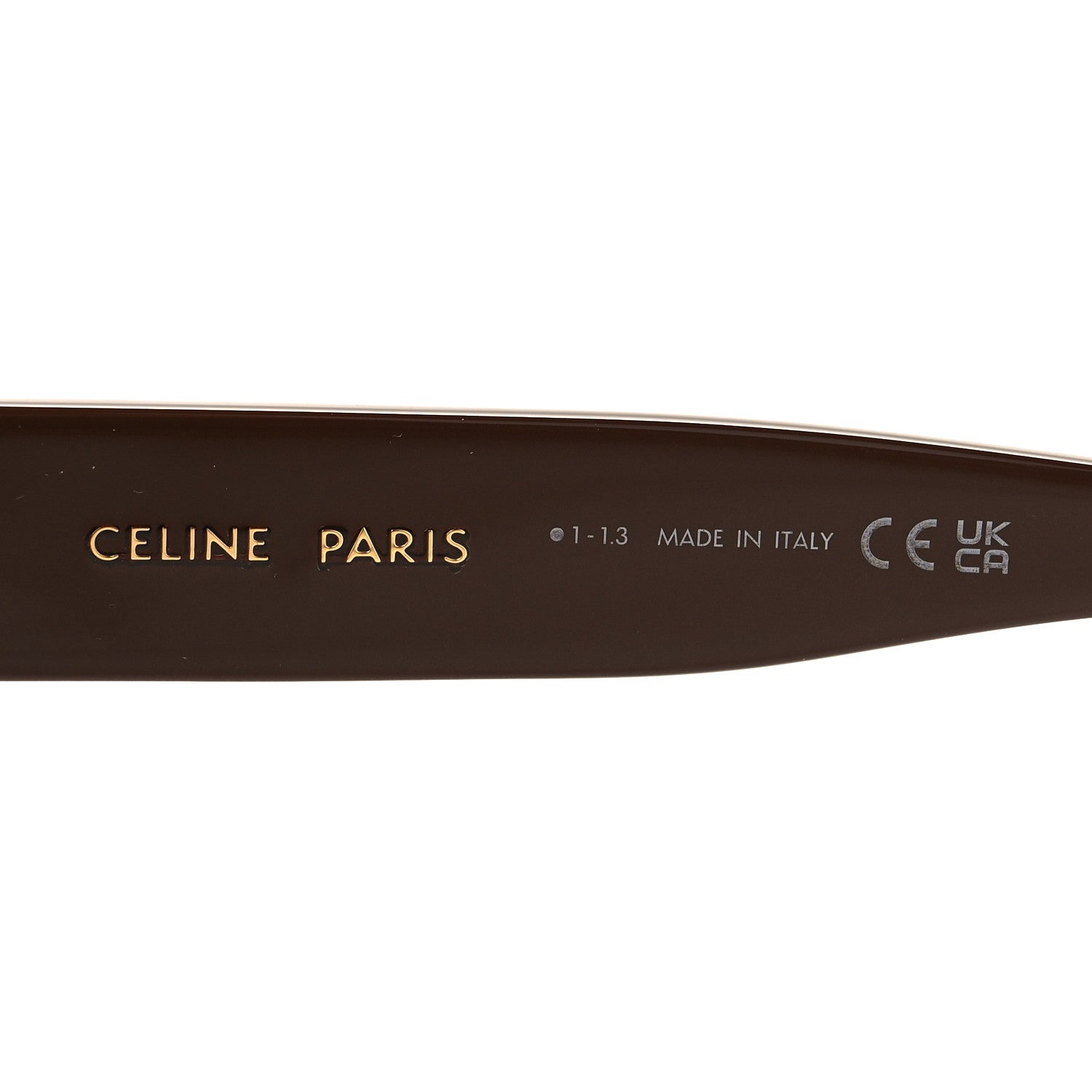 Celine Acetate Triomphe Sunglasses CL 40253I Chocolate 5 of 7