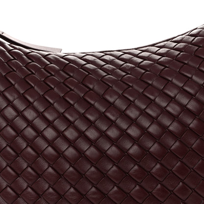 Bottega Veneta Lambskin Intrecciato Medium Padded Veneta Deep Mahogany 9 of 11