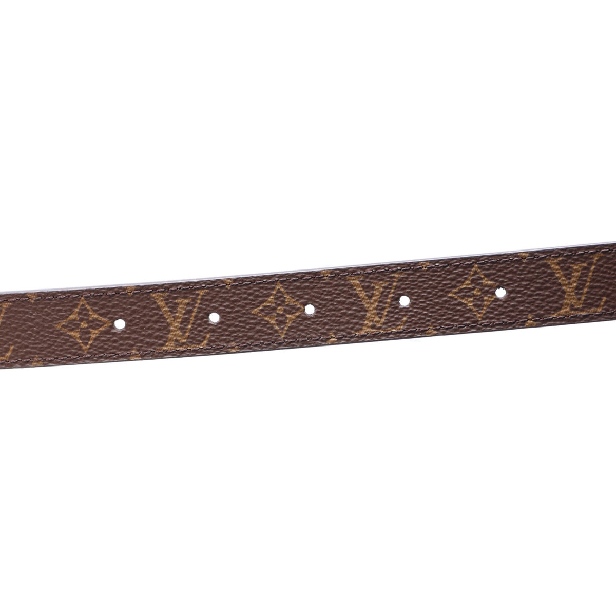 Louis Vuitton Calfskin Monogram 20mm LV Iconic Reversible Belt 85 34 Black 5 of 8