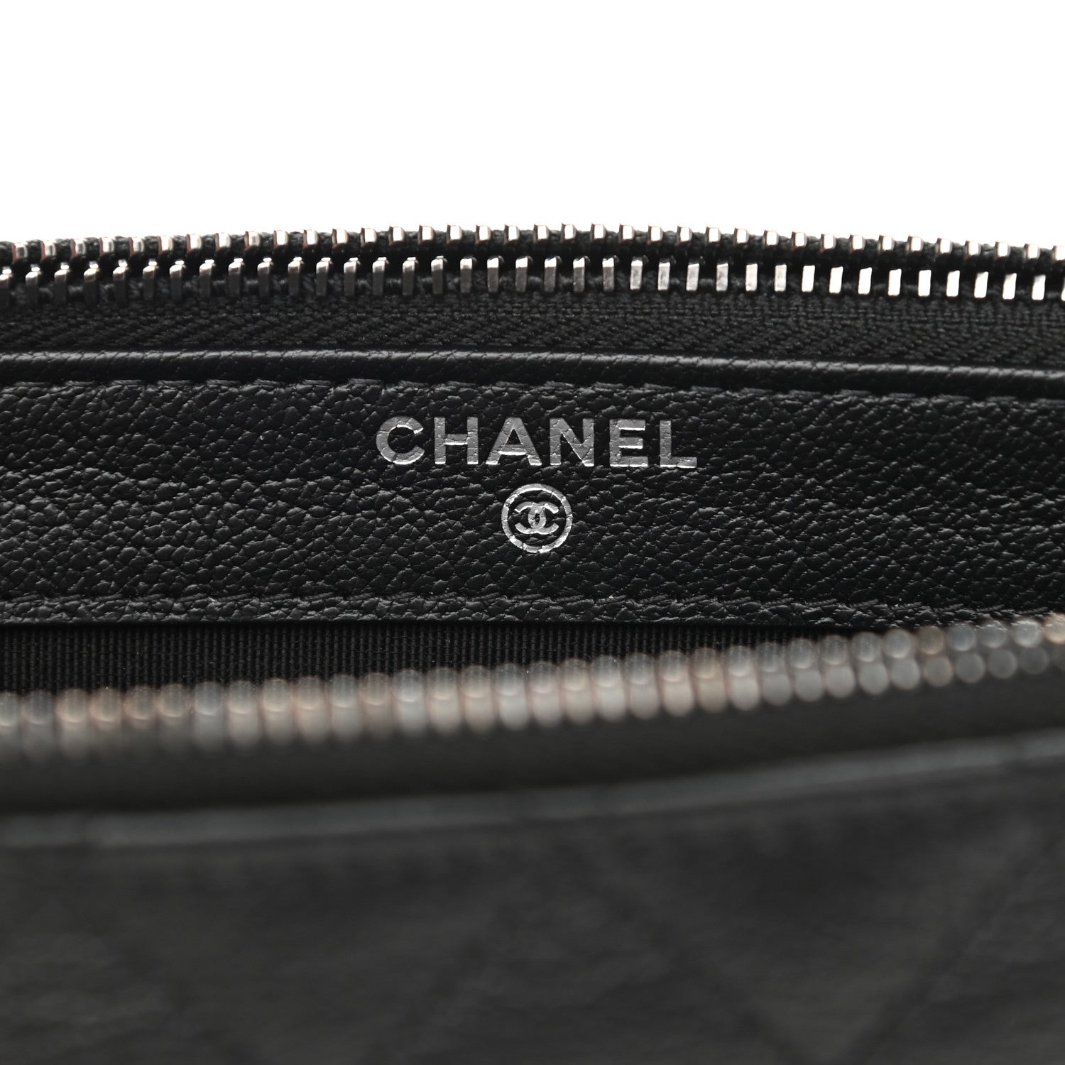 Chanel Patent Goatskin Quilted Small Gabrielle Clutch With Chain Black 6 of 15