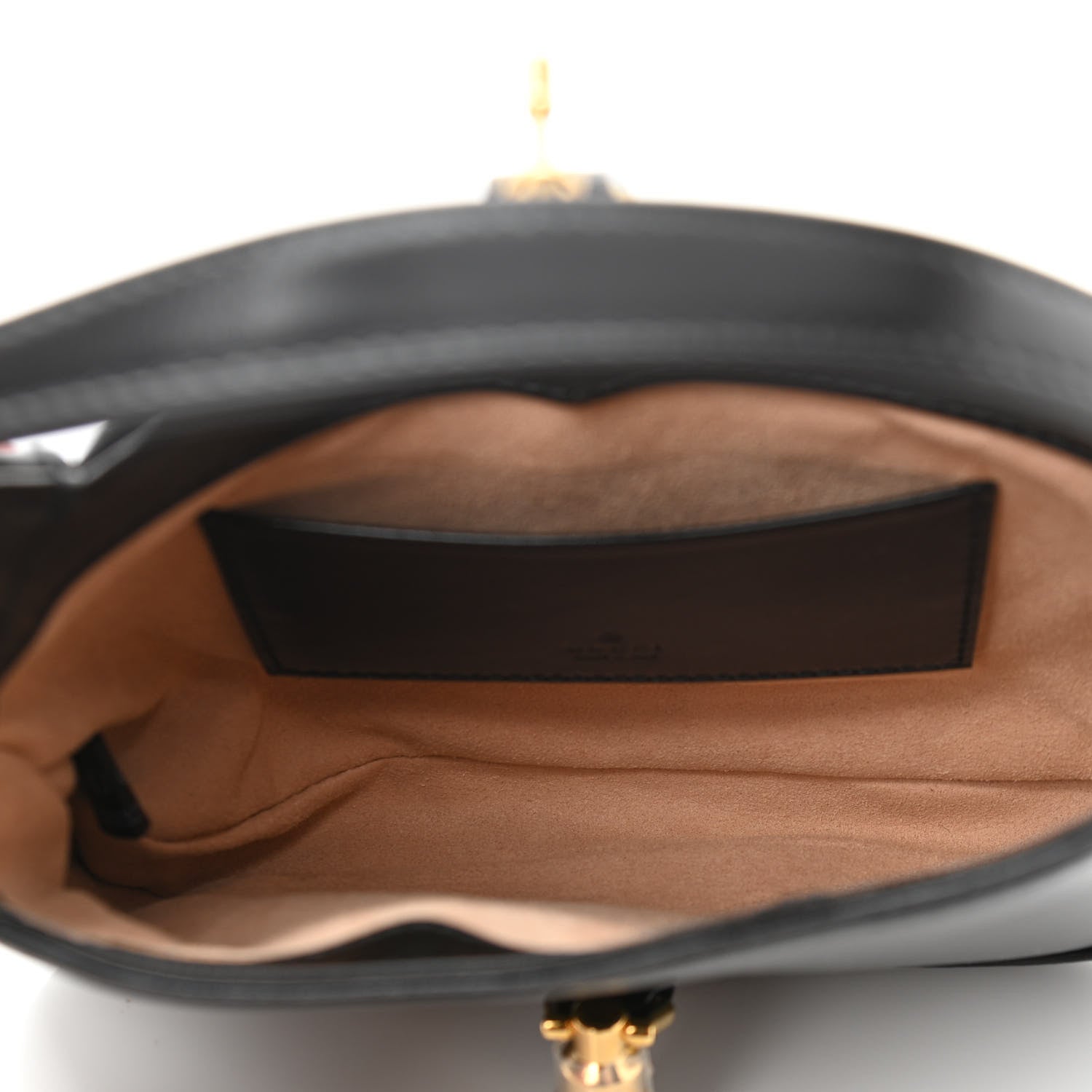 Gucci Boarded Dyana Lux Calfskin Mini Jackie 1961 Hobo Black 8 of 13