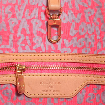 Louis Vuitton Monogram Graffiti Neverfull GM Fuchsia 7 of 8