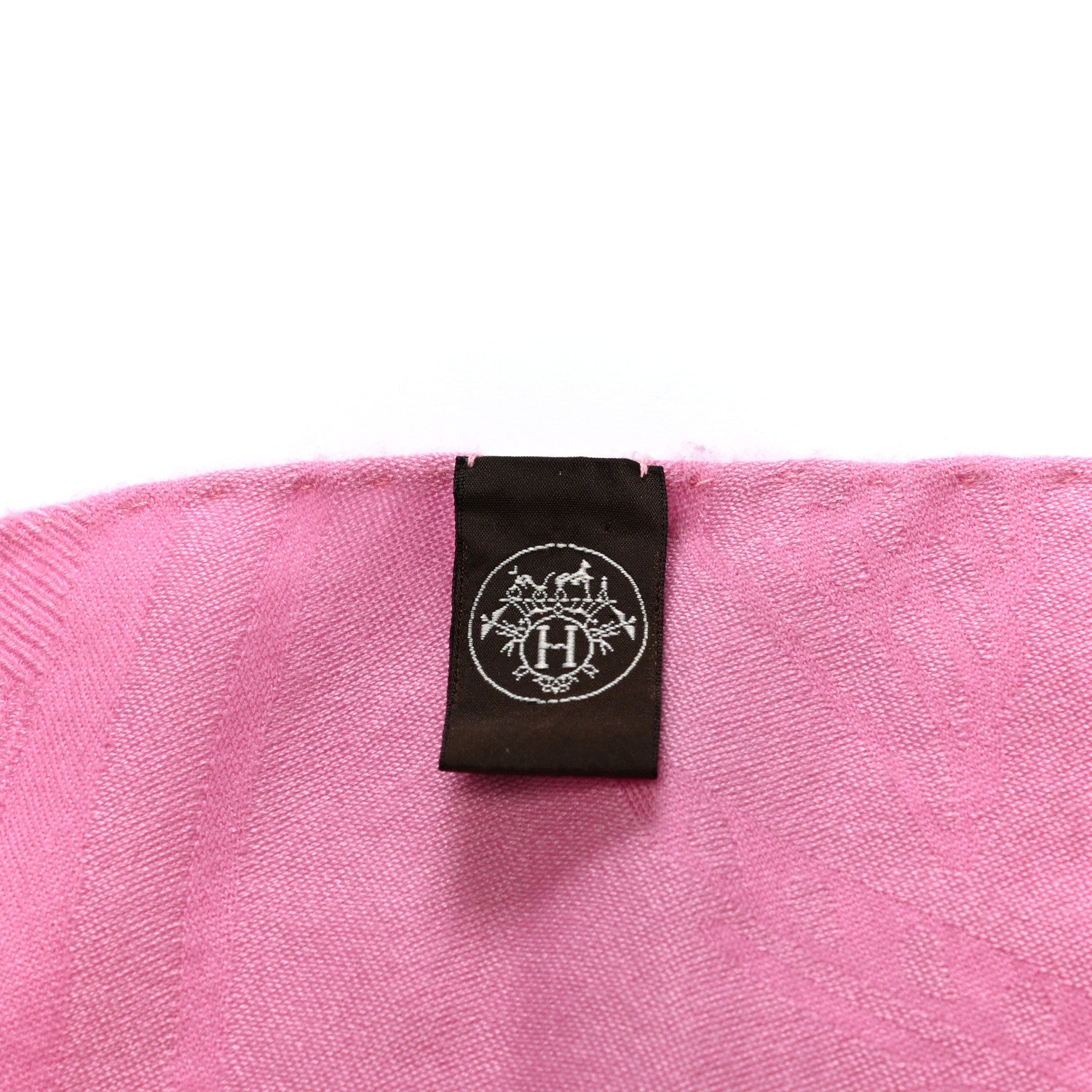 Hermes Cashmere Silk New Libris Stole Rose Bonbon 4 of 4