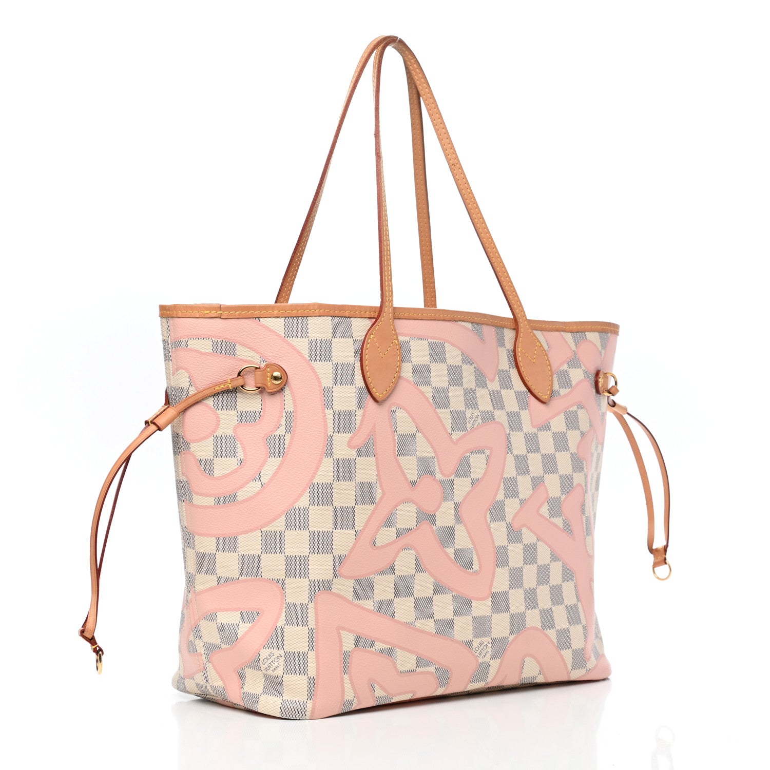 Louis Vuitton Damier Azur Tahitienne Neverfull MM 3 of 11