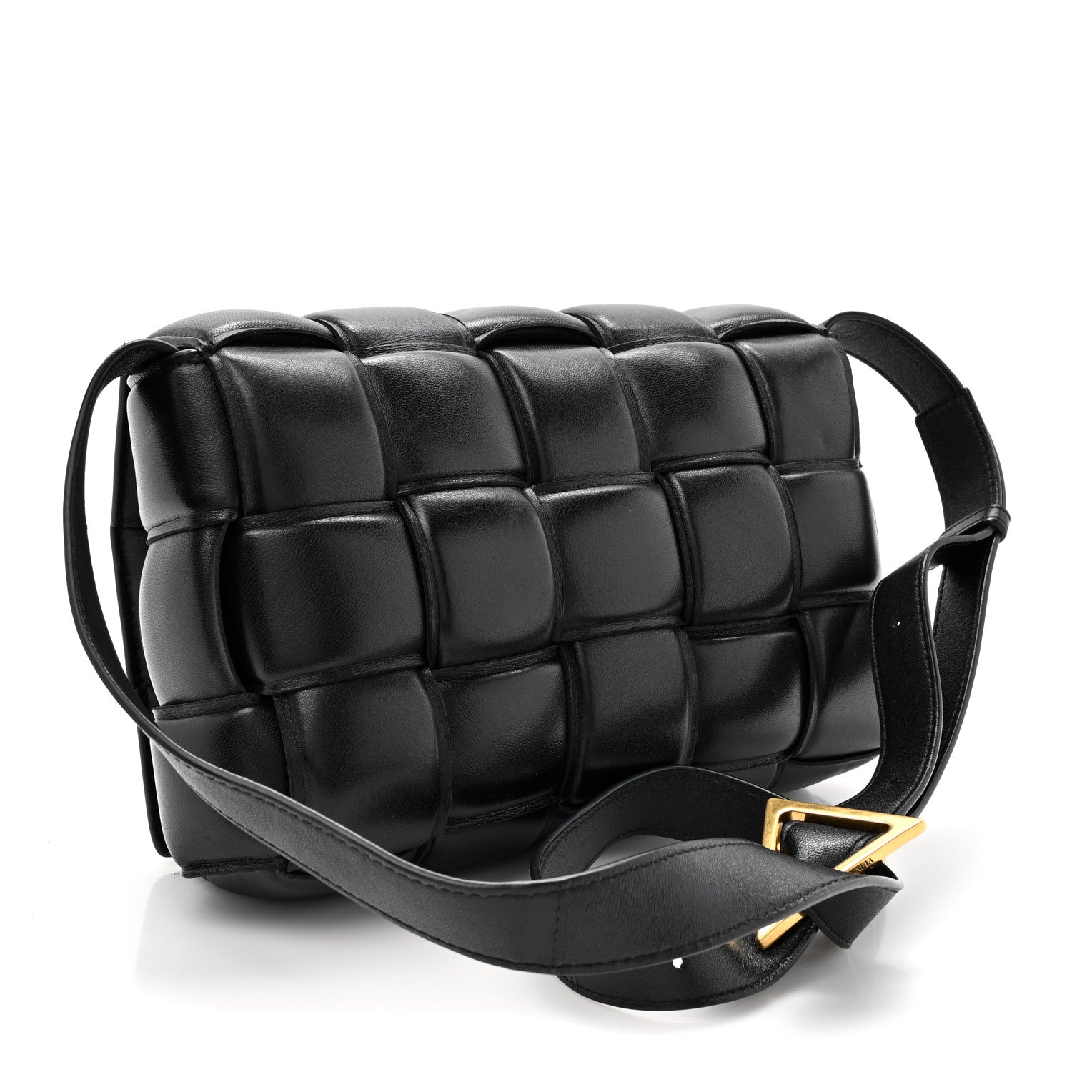 Bottega Veneta Nappa Maxi Intreccio Padded Cassette Crossbody Bag Black 3 of 12