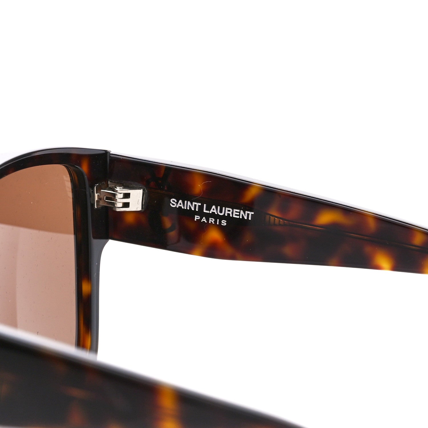 Saint Laurent Acetate Square SL M9N Sunglasses Tortoise 6 of 7