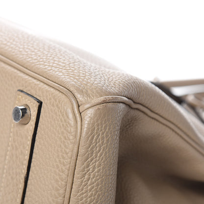 Hermes Togo Birkin 40 Gris Tourterelle 26 of 32
