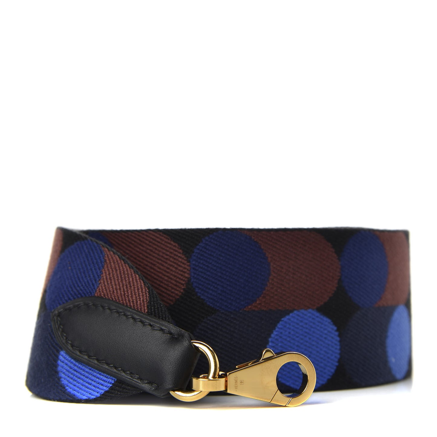 Toile Swift 50mm Sangle Flipperball Shoulder Strap Black Bleu Saphir