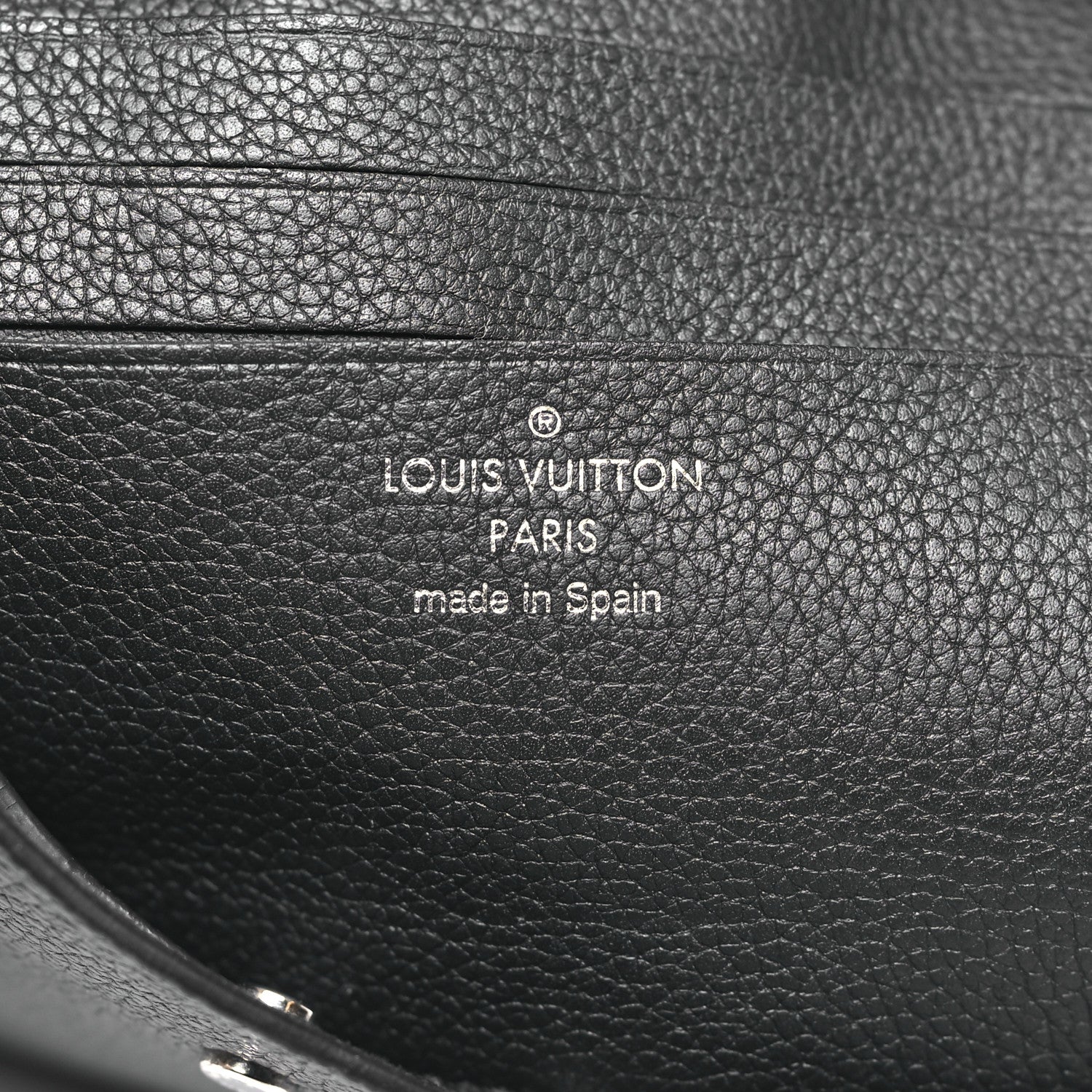Louis Vuitton Calfskin Nano Lockme Bucket Black 6 of 9