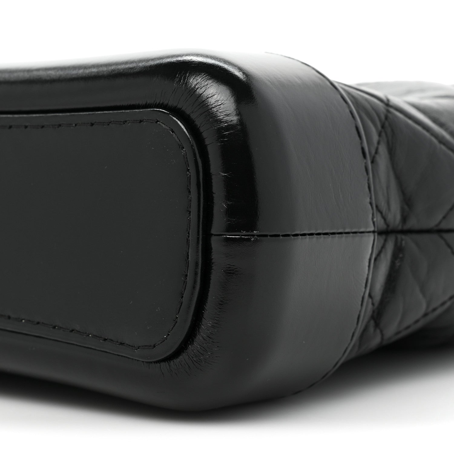 Chanel Aged Calfskin Quilted Small Gabrielle Hobo Black 8 of 10