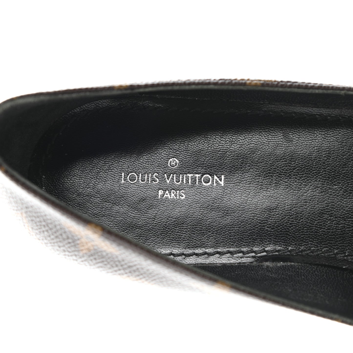 Patent Monogram Fetish Ballerina Flats 35