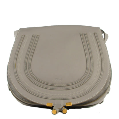Chloe Calfskin Medium Marcie Round Crossbody Bag Cashmere Grey 1 of 9