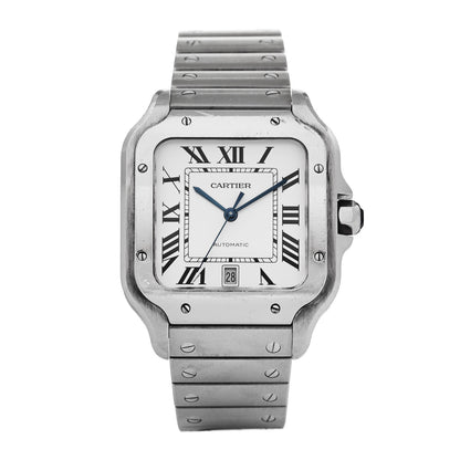 Cartier Stainless Steel 39.8mm Santos De Cartier Automatic Watch 1 of 5