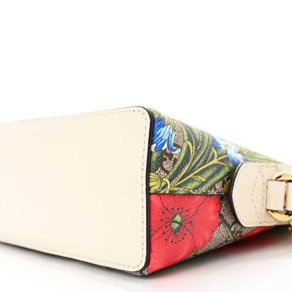 Gucci GG Supreme Monogram Flora Web GG Small Ophidia Dome Shoulder Bag White 10 of 10